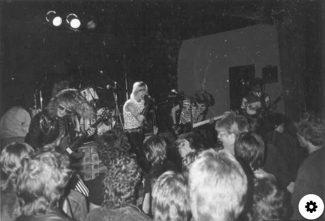 Blackmail - ett Hårt roKKande band. 1984 i Bellevueparken.